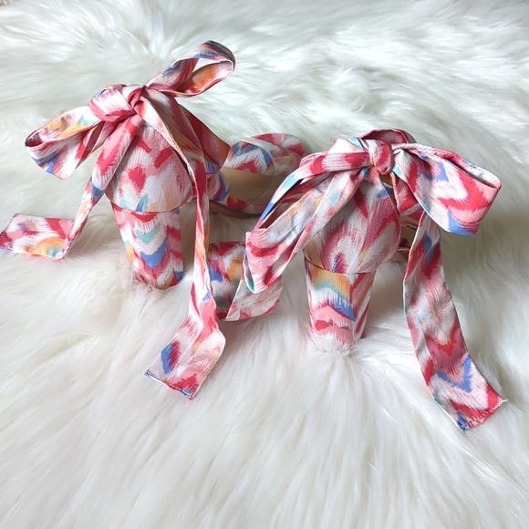 *Worn Once* JustFab Heeled Sandals Size 9 - Picture 6 of 8